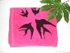 100 cotton printed bath towels