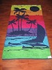 100% cotton printed beach towel