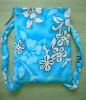 100% cotton printed beach towel bag