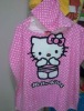 100%cotton printed beauty cartoon hellokitty kids bathrobe