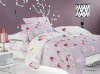 100% cotton printed bedding--rose flower