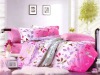 100% cotton printed bedding set