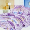 100% cotton printed bedding set 3pcs/4pcs