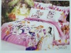 100% cotton printed bedding set, active printed sheet set