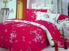 100%cotton printed bedding set / bed cover / bed sheet fabric
