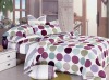 100% cotton printed bedding set home textile
