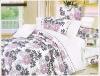 100% cotton printed bedding set home textile