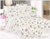 100% cotton printed bedding set home textile