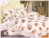 100% cotton printed bedding set home textile