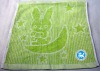 100% cotton printed color square towel