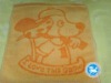 100% cotton printed color square towel