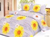 100% cotton printed comforter set