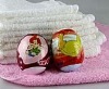 100% cotton printed compressed towel