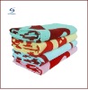 100% cotton printed jacquard beach towel with bag or yoga towel