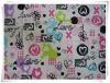 100% cotton printed poplin fabric