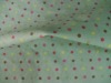 100%cotton printed spotted poplin fabric