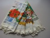 100 cotton printed tea towels