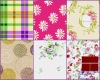 100% cotton printed twill textile