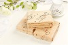 100% cotton printing children towel with velour
