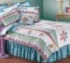 100%cotton printing home bedding set/bedsheet set