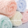 100% cotton pure color hand towel