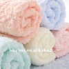 100% cotton pure color hand towel