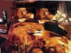 100% cotton reactive animal print bedding set/bed linen/bed sheet
