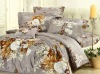 100% cotton reactive print bedding set, hot sell designs