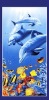 100%cotton reactive print compressed children beach towel