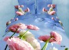 100% cotton reactive printed asian bedding