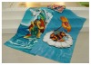 100% cotton reactive printed beach towel