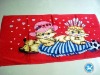 100% cotton reactive printed beach towel