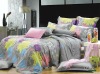 100% cotton reactive printed bed sheet set