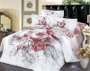100% cotton reactive printed bedding set