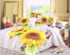 100% cotton reactive printed bedding set