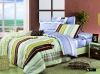 100% cotton reactive printed bedding set