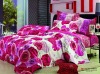 100% cotton reactive printed bedding set