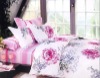 100%cotton reactive printed bedding set