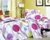 100% cotton reactive printed bedding set