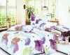 100% cotton reactive printed bedding set