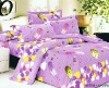 100% cotton reactive printed bedding set