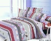 100% cotton reactive printed bedding set