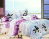 100% cotton reactive printed bedding set