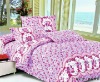 100% cotton reactive printed bedding set