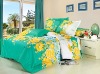 100% cotton reactive printed colorful bed sheet