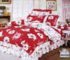 100% cotton reactive printed comforter set