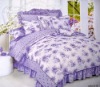 100% cotton reactive printed comforter set