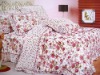 100% cotton reactive printed comforter set