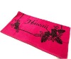 100% cotton reactive printed velour beach towel