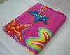 100%cotton reactive printing beach towel